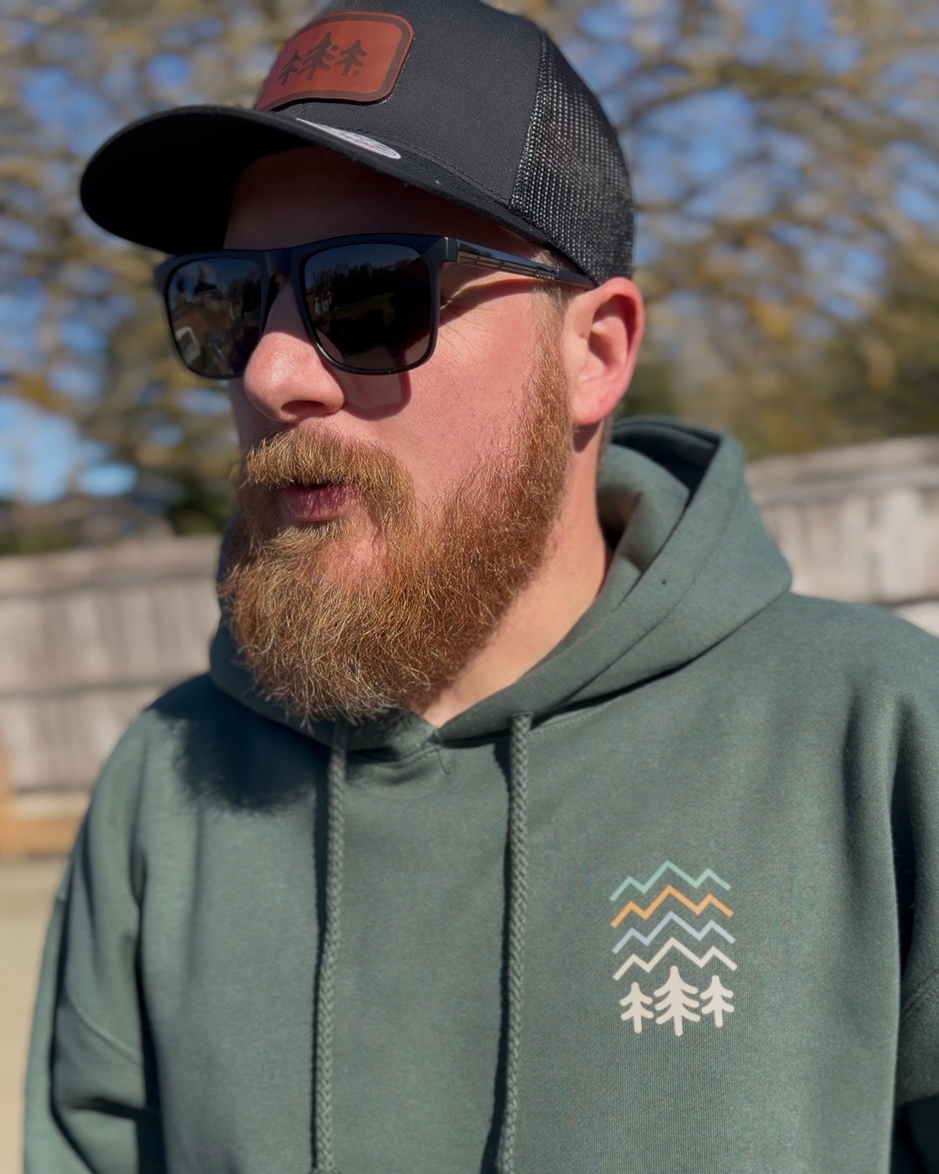 TriPine - TriPine Leather Patch Trucker Hat