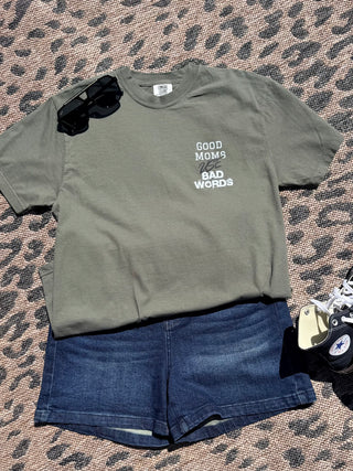 Good Moms Use Bad Words T-shirt - Bold Print tops Good Moms Use Bad Words T-shirt - Bold Print