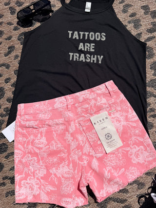 RISEN High Rise Printed Shorts shorts RISEN High Rise Printed Shorts