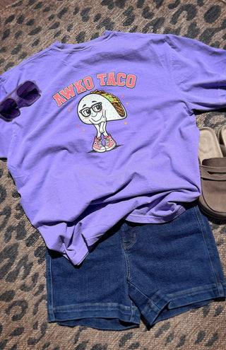 Awko Taco T-shirt - Pink Shoes tops Awko Taco T-shirt - Pink Shoes