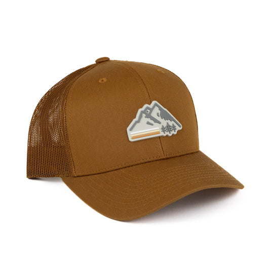 TriPine - Retro Mountain Trucker Hat